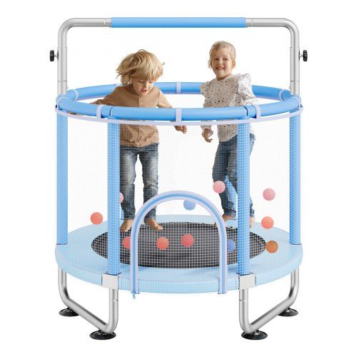 Mini Kindertrampoline 147 cm – Veilig springplezier voor peuters en kinderen tot 12 jaar