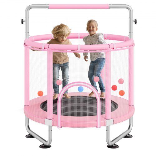 Mini Trampoline voor Peuters – Veilig, Verstelbaar en Veelzijdig Speelplezier