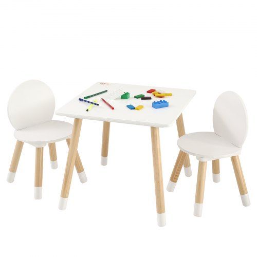 Kindertafel en 2 stoelen – Functioneel en veilig meubilair voor de speelkamer