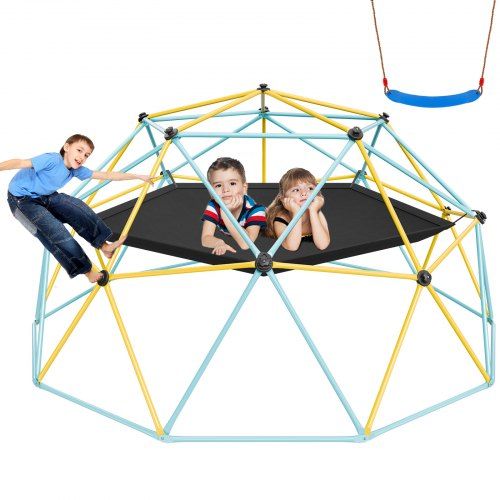 Geometrische klimkoepel van 3,04 m – speels én veilig voor kinderen van 3‑10 jaar