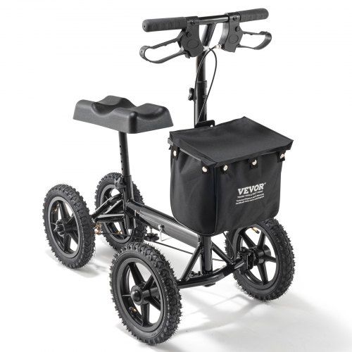 Knie‑scooter met verstelbaar stuur en all‑terrain wielen: comfort en mobiliteit tijdens herstel
