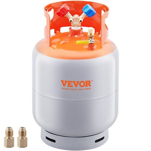 Robuuste draagbare koelmiddelrecoverytank van 50 lb – ideaal voor zowel hobbyist als professional