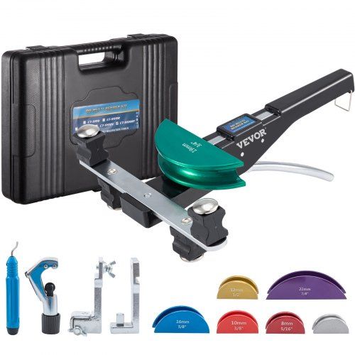 Koperen pijpenbuiger 1/4″‑7/8″ – veelzijdig gereedschap voor HVAC en loodgieters
