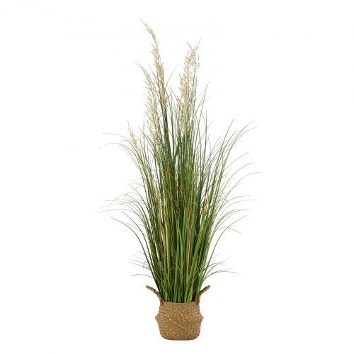 Levendig Kunstgras in Pot – 2‑Pack 1194 mm Paardenstaartgras voor Binnen en Buiten