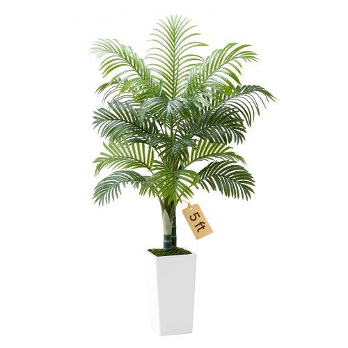 Ultrarealistische Arecapalm van 1,5 m: Tropisch groen zonder onderhoud