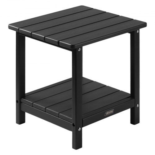 Optimale buitentafel voor balkon, tuin en zwembad – HDPE bijzettafel 45 × 38 × 44 cm