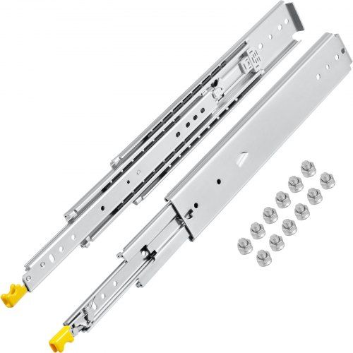 Zware 20‑inch ladegeleiders met dubbele vergrendeling – robuuste oplossing voor elk project