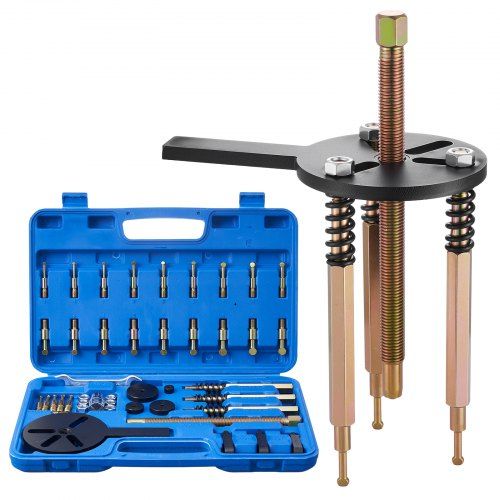 36‑delige Lagertrekkerset met 3 Bekken – Veelzijdig en Duurzaam Gereedschap voor Automechaniek