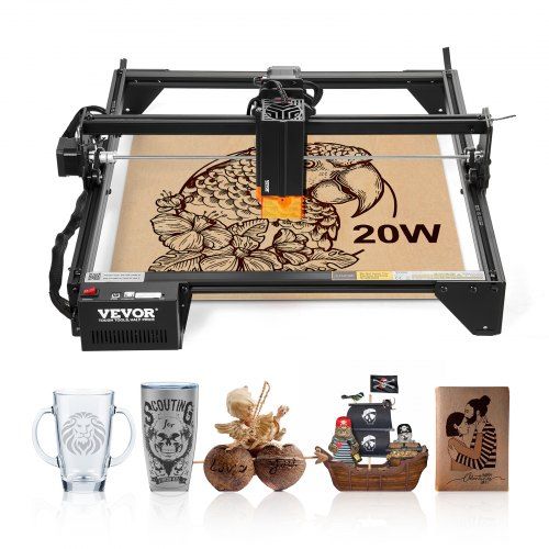 Krachtige 20W twee-assige lasergraveermachine voor hobby‑ en klein zakelijk gebruik