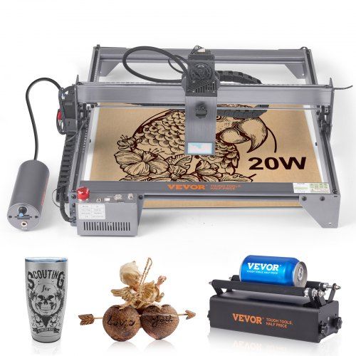 20W Lasergraveermachine 40×40 cm – Veelzijdig graveren en snijden voor hobby en zaak