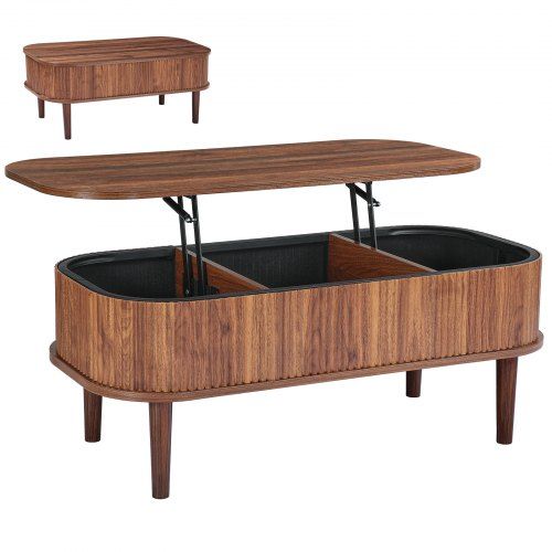 Lift Top Salontafel 100 cm – een slimme, opbergbare tafel voor elke woon- of werkomgeving
