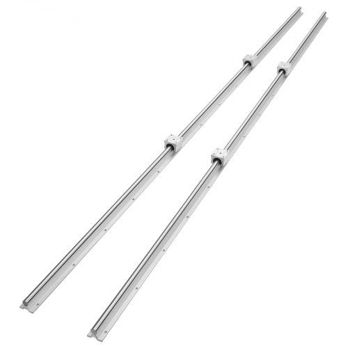 Complete lineaire geleiderailset SBR16 – 2000 mm voor CNC en doe‑het‑zelfprojecten