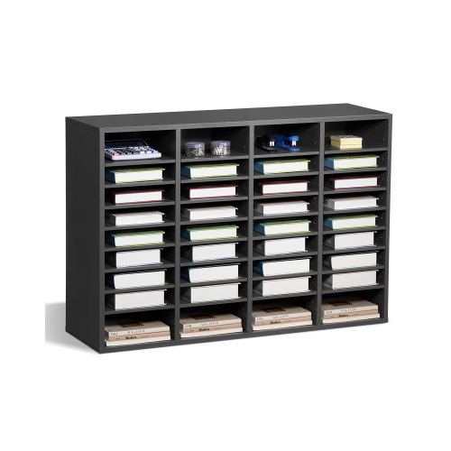 Efficiënte opbergoplossing: 36‑compartimenten literatuurorganizer voor kantoor en klaslokaal