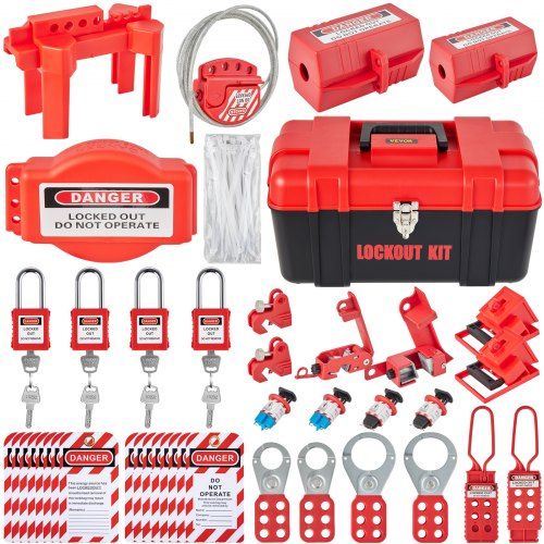 42‑delige lockout‑tagout‑set: alles wat u nodig heeft voor veilige machines