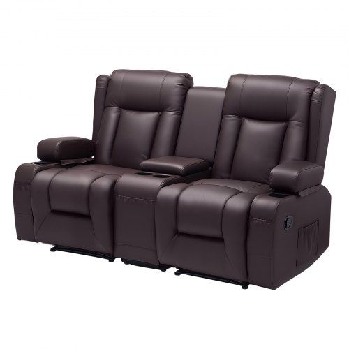 Comfortabele Verstelbare Loveseat Relaxfauteuil met USB‑poorten en Opbergruimte – Jouw Nieuwe Sfeermaker