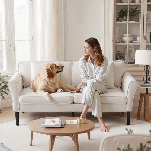 Compact fluwelen loveseat – comfort en stijl voor kleine ruimtes
