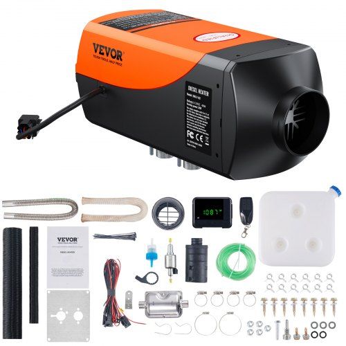 Compact dieselluchtverwarming van 2 kW voor auto, camper en boot