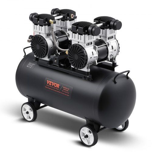 Ultrastille 4‑liter draagbare luchtcompressor voor doe‑het‑zelf en professioneel gebruik