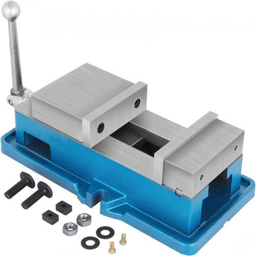 125 mm precisie bankschroef met 24 kN klemkracht – duurzame kracht voor CNC‑ en freeswerk