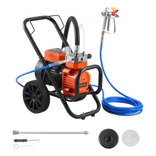 Membraan Airless Verfspuit 2000 W – Krachtig, mobiel en onderhoudsvriendelijk voor elk schilderproject