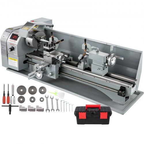 Mini metaaldraaibank 220 × 750 mm: krachtige precisie voor de hobby‑ en kleine bedrijfswerkplaats