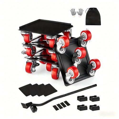 Krachtige meubelverhuiswagen met 5‑wiel design – perfecte oplossing voor zware verhuizingen
