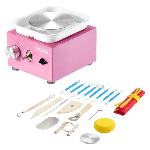 Mini pottenbakkersschijf voor kinderen: creatief knutselen met een 0‑320 tpm elektrische schijf