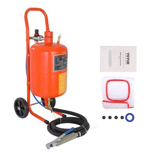 Mobiele zandstraalmachine 5 gallon – Krachtige roestverwijdering voor grote oppervlakken
