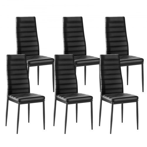 Stijlvolle Metalen Eetkamerstoelen Set van 6 – Comfort en Design voor de Moderne Woonkamer