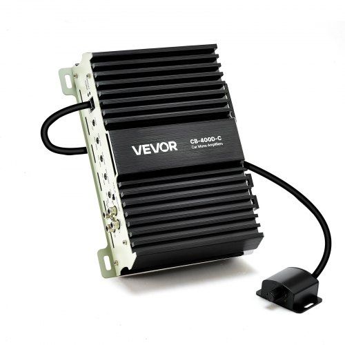 Krachtige monoblock auto‑versterker 400 W RMS – diepere bas voor elke rit