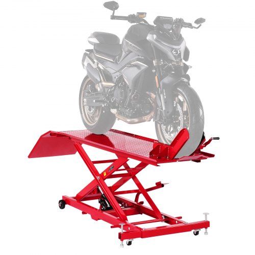 Hydraulische motorfiets lift met 787 mm maximale hefhoogte – krachtige ondersteuning voor elk motoronderhoud