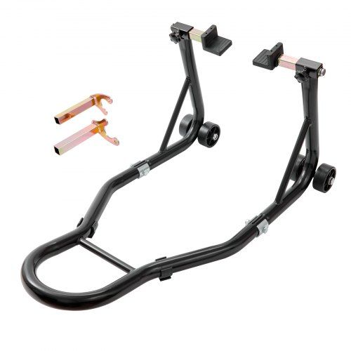Heavy‑Duty motorfietsstandaard met verstelbare U‑ en L‑type adapters – Sterk, snel en veelzijdig