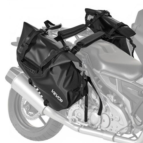Waterdichte motorfiets zadeltas 28 L – ruime en stevige zijtas voor elk avontuur