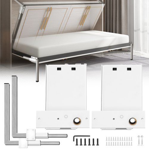 Optimale ruimtebesparing met het horizontale Murphy‑bedmechanisme voor queensize bedden