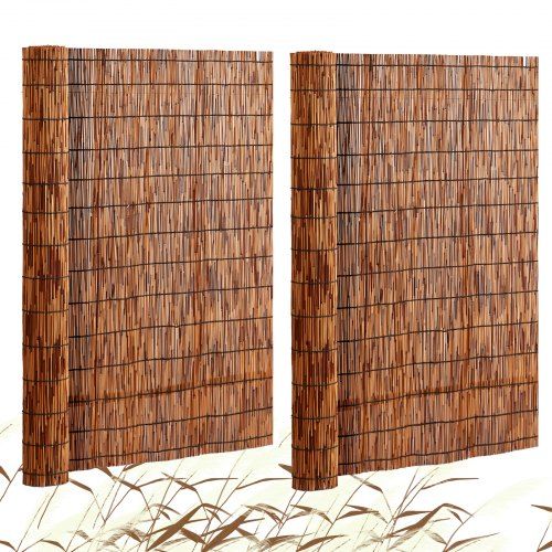 Natuurlijk Rieten Privacy Scherm 2‑pack – Duurzame Schutting voor Balkon en Tuin