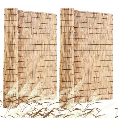 Natuurlijk Riethek 2‑pack – Duurzame privacy en schaduw voor tuin en balkon