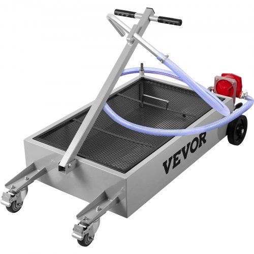 15‑gallon olie‑aftapbak met pomp: Praktisch, robuust en ruim voor garage en vlootonderhoud