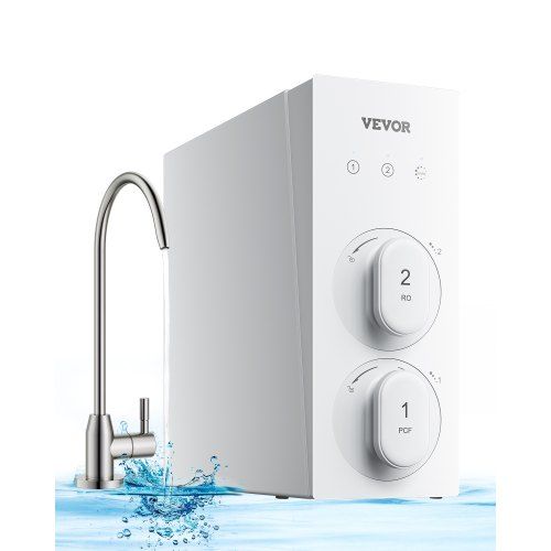 Optimale onder‑gootstroom waterfiltratie: 8‑traps tankloos RO‑systeem met 400 GPD