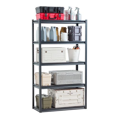 Zware Verstelbare Metalen Garageplank – 5 Niveaus, 2000 lb Draagvermogen