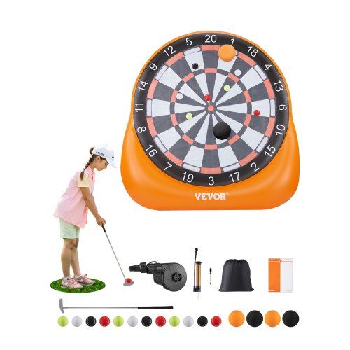Gigantisch Opblaasbaar Voetbal‑Dartbord (≈1,8 m) – Compleet Set voor Buitenplezier