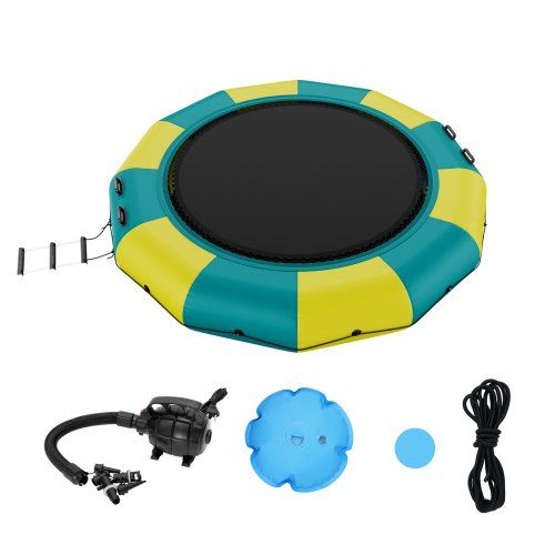 Opblaasbare Watertrampoline met Ladder – Comfortabel Zomerplezier voor het hele gezin