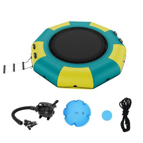 Opblaasbare watertrampoline met ladder – Perfect zomerplezier voor het hele gezin