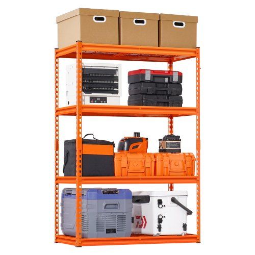 Stevige 5‑laags garage‑ en magazijnstalling met verstelbare planken – optimale opslagoplossing