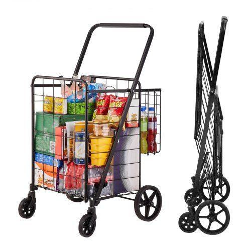 Opvouwbare boodschappentrolley 50 kg – Praktisch, stevig en veelzijdig