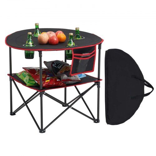 Opvouwbare campingtafel 72 × 72 cm – Handig, waterdicht en lichtgewicht