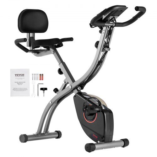 Opvouwbare 3‑in‑1 hometrainer met magnetische weerstand – compact, veelzijdig en stabiel