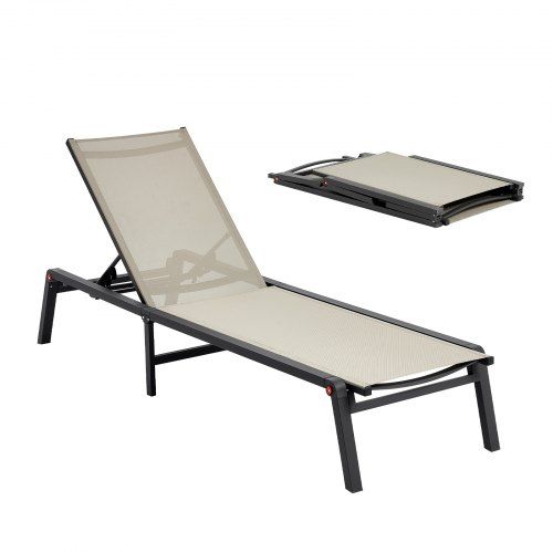 Optimale opvouwbare ligstoel voor tuin, strand en terras – comfort en draagkracht tot 180 kg