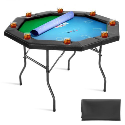 Opvouwbare pokertafel voor 8 spelers – De ultieme speeltafel voor thuiscasino‑avonden