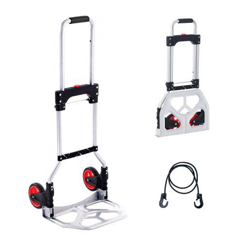 Opvouwbare steekwagen 80 kg – Lichtgewicht transportpartner voor elk huishouden