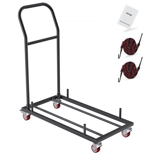 Opvouwbare stoelkarren voor 12 stoelen – ruimtebesparend en robuust transport